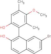 7-Bromo-1-(6-hydroxy-3-methoxy-2,4-dimethylphenyl)naphthalen-2-ol