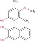 1-(6-Hydroxy-3-methoxy-2,4-dimethylphenyl)naphthalene-2,3-diol