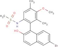 1-(6-(Methylsulfonamido)-3-methoxy-2,4-dimethylphenyl)-6-bromonaphthalen-2-ol