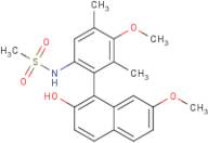 1-(6-(Methylsulfonamido)-3-methoxy-2,4-dimethylphenyl)-7-methoxynaphthalen-2-ol