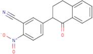 2-Nitro-5-(1-oxo-1,2,3,4-tetrahydronaphthalen-2-yl)benzonitrile