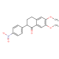 6,7-Dimethoxy-2-(4-nitrophenyl)-3,4-dihydronaphthalen-1(2H)-one