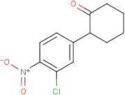 2-(3-Chloro-4-nitrophenyl)cyclohexan-1-one