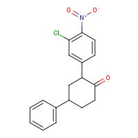 2-(3-Chloro-4-nitrophenyl)-4-phenylcyclohexan-1-one