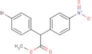 Methyl 2-(4-nitrophenyl)-2-(4-bromophenyl)acetate