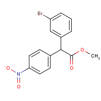 Methyl 2-(4-nitrophenyl)-2-(3-bromophenyl)acetate