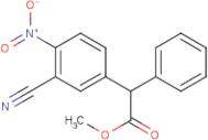 Methyl 2-(3-cyano-4-nitrophenyl)-2-phenylacetate