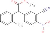 Methyl 2-(3-cyano-4-nitrophenyl)-2-(o-tolyl)acetate