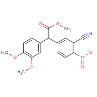 Methyl 2-(3-cyano-4-nitrophenyl)-2-(3,4-dimethoxyphenyl)acetate