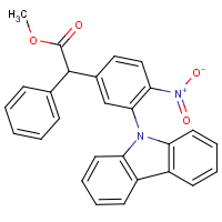 Methyl 2-(3-(9H-carbazol-9-yl)-4-nitrophenyl)-2-phenylacetate