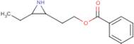 2-(3-Ethylaziridin-2-yl)ethyl benzoate