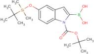 5-{[(tert-Butyl)dimethylsilyl]oxy}-1H-indole-2-boronic acid, N-BOC protected