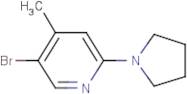 5-Bromo-4-methyl-2-(pyrrolidin-1-yl)pyridine