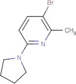 3-Bromo-2-methyl-6-(pyrrolidin-1-yl)pyridine