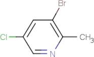 3-Bromo-5-chloro-2-methylpyridine