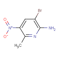 2-Amino-3-bromo-6-methyl-5-nitropyridine