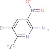 2-Amino-5-bromo-6-methyl-3-nitropyridine