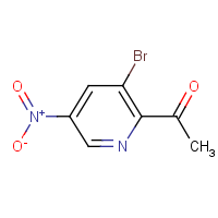 2-Acetyl-3-bromo-5-nitropyridine