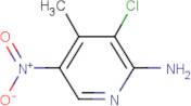 2-Amino-3-chloro-4-methyl-5-nitropyridine