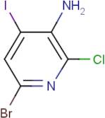 3-Amino-6-bromo-2-chloro-4-iodopyridine