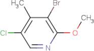 3-Bromo-5-chloro-2-methoxy-4-methylpyridine