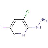 3-Chloro-2-hydrazino-5-iodopyridine