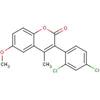 3-(2,4- Dichlorophenyl)- 6-methoxy-4-methylcoumarin