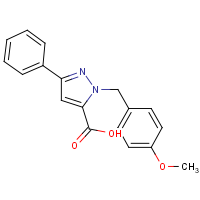 1-(4-Methoxybenzyl)-3-phenyl-1h-pyrazole-5-carboxylic acid