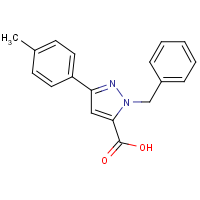 1-Benzyl-3-p-tolyl-1h-pyrazole-5-carboxylic acid