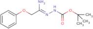 N'-[1-Amino-2-phenoxyethylidene]hydrazinecarboxylic acid tert-butyl ester