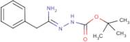 N'-[1-Amino-2-phenylethylidene]hydrazinecarboxylic acid tert-butyl ester