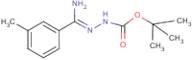 N'-[1-Amino-1-m-tolylmethylidene]hydrazinecarboxylic acid tert-butyl ester