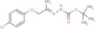 N'-[1-Amino-2-(4-chlorophenoxy)ethylidene]hydrazinecarboxylic acid tert-butyl ester