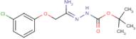 N'-[1-Amino-2-(3-chlorophenoxy)ethylidene]hydrazinecarboxylic acid tert-butyl ester