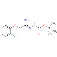 N'-[1-Amino-2-(2-chlorophenoxy)ethylidene]hydrazinecarboxylic acid tert-butyl ester