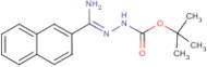 N'-[1-Amino-1-naphthalen-2-ylmethylidene]hydrazinecarboxylic acid tert-butyl ester