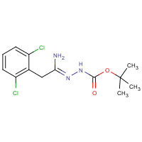 N'-[1-Amino-2-(2,6-dichlorophenyl)ethylidene]hydrazinecarboxylic acid tert-butyl ester