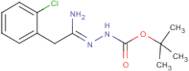 N'-[1-Amino-2-(2-chlorophenyl)ethylidene]hydrazinecarboxylic acid tert-butyl ester