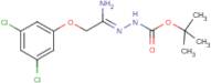 N'-[1-Amino-2-(3,5-dichlorophenoxy)ethylidene]hydrazinecarboxylic acid tert-butyl ester