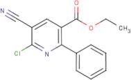 Ethyl 6-chloro-5-cyano-2-phenylnicotinate