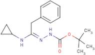 N'-[1-Cyclopropylamino-2-phenylethylidene]hydrazinecarboxylic acid tert-butyl ester