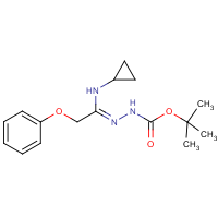 N'-[1-Cyclopropylamino-2-phenoxyethylidene]hydrazinecarboxylic acid tert-butyl ester