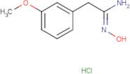 2-(3-Methoxyphenyl)acetamidoxime hydrochloride