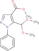 5-Dimethoxymethyl-1-phenyl-1H-pyrazole-4-carboxylic acid methyl ester