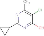 5-Chloro-2-cyclopropyl-6-methyl-pyrimidin-4-ol