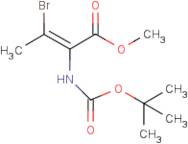 (E)-3-Bromo-2-tert-butoxycarbonylamino-but-2-enoic acid methyl ester