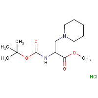 2-tert-Butoxycarbonylamino-3-piperidin-1-yl-propionic acid methyl ester hydrochloride