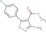 5-(4-Chloro-phenyl)-3-methyl-isoxazole-4-carboxylic acid methyl ester