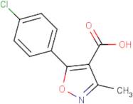 5-(4-Chloro-phenyl)-3-methyl-isoxazole-4-carboxylic acid