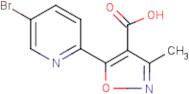 5-(5-Bromo-pyridin-2-yl)-3-methyl-isoxazole-4-carboxylic acid